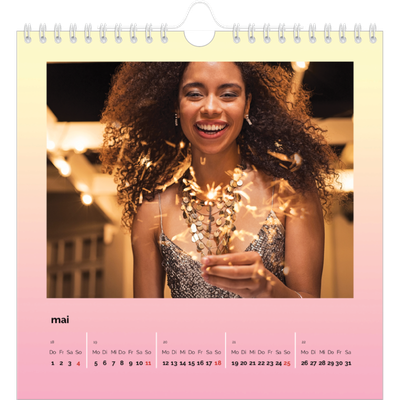 Jahreskalender Quadratisch — Playful Pastel [deckblatt]