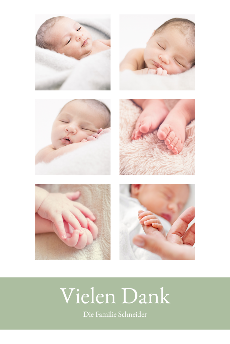 Dankeskarten — Mosaik