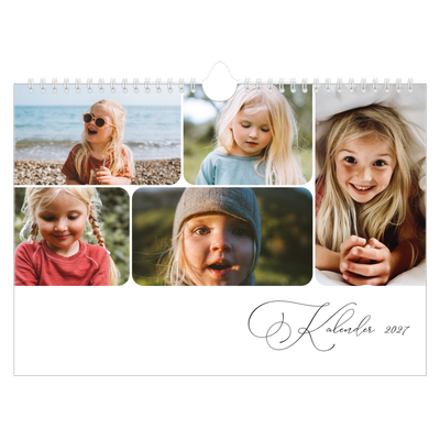 Fotokalender A4 — Schrift und Schnappschüsse [deckblatt]