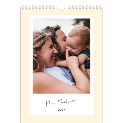 A4 Familienplaner — Moderner Planer - 5-köpfige Familie [deckblatt]