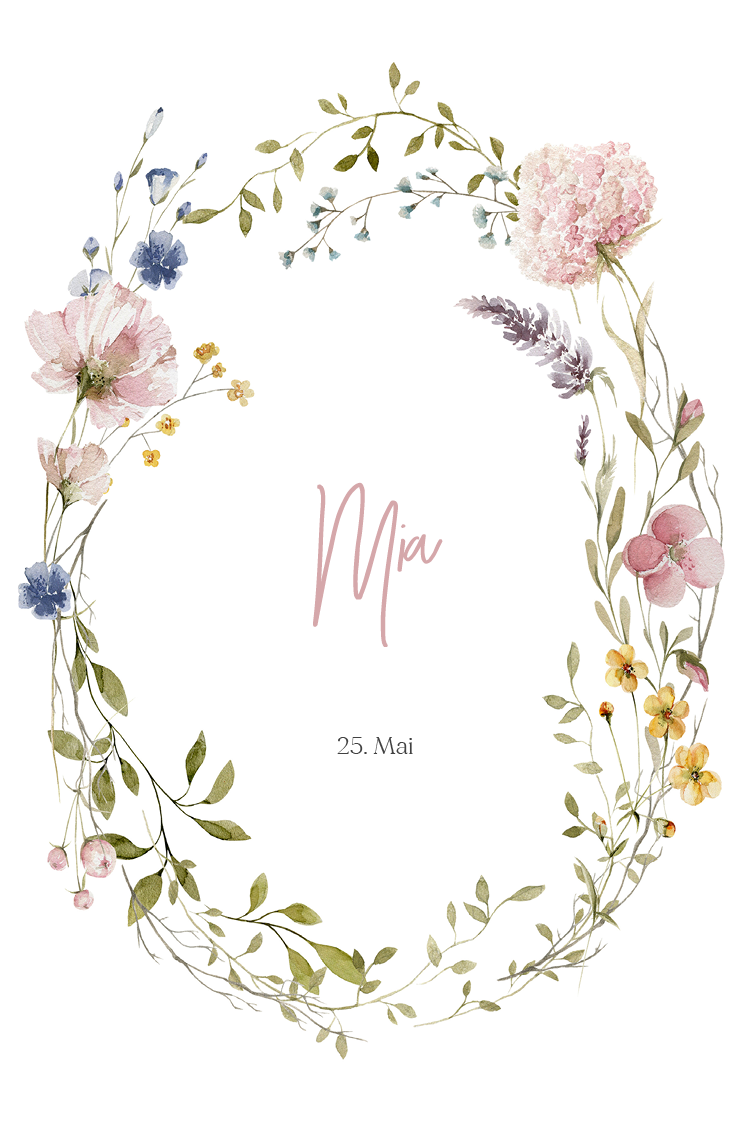 Fotokarten — Blühendes Glück