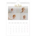 Fotokalender A5 — Großer goldener Text [Marsch]
