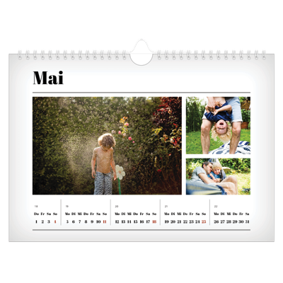 Fotokalender A4 — Zeitschriften-Stil [deckblatt]
