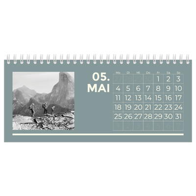 Tischkalender — Modern und kräftig [deckblatt]