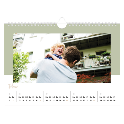 Fotokalender A4 — Erdige Töne [Februar]