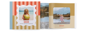 Fotobücher — Fröhliche Streifen