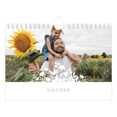 Fotokalender A5 — Blumenmotiv [deckblatt]
