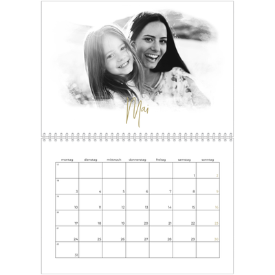 Fotokalender A4 doppelt (30 x 40 cm) — Fotoeffekte [Mai]