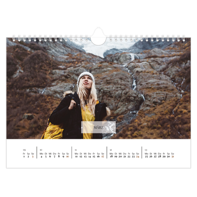Fotokalender A4 — Klassischer Kalender [Marsch]