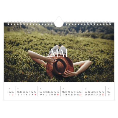 Fotokalender A4 — Endloses Entfliehen [Mai]