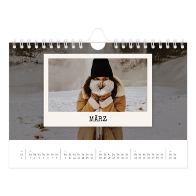 Fotokalender A5 — Die Porträtaufnahme [Marsch]