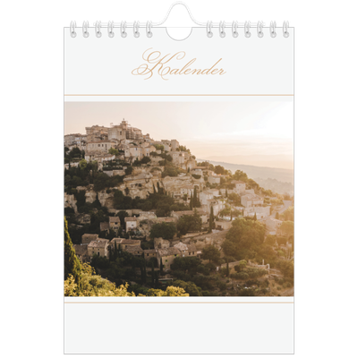 Fotokalender A5 — Goldschrift Banner [deckblatt]