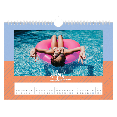 Fotokalender A4 — Farben und Muster [April]