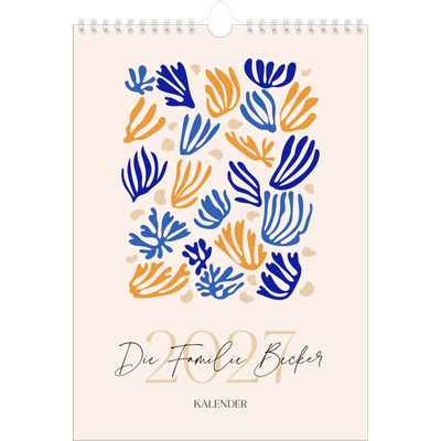 Fotokalender A4 (20 x 30 cm) — Verspielte Korallen [deckblatt]