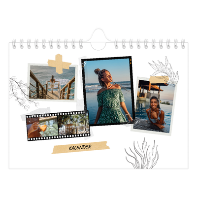 Fotokalender A5 — Scrapbook-Flair [deckblatt]