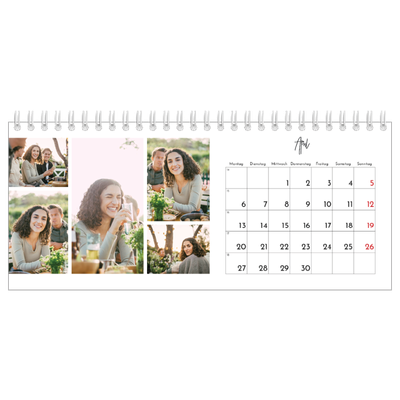 Tischkalender — Fotoarrangement [April]
