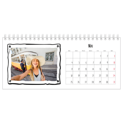 Tischkalender — Scrapbook-Schnappschüsse [deckblatt]