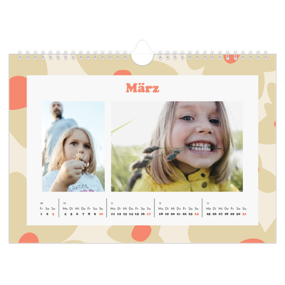 Fotokalender A4 — Verspielte Motive [Marsch]