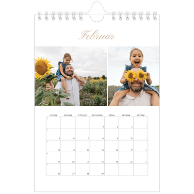 Fotokalender A5 — Eleganter Kalender [Februar]