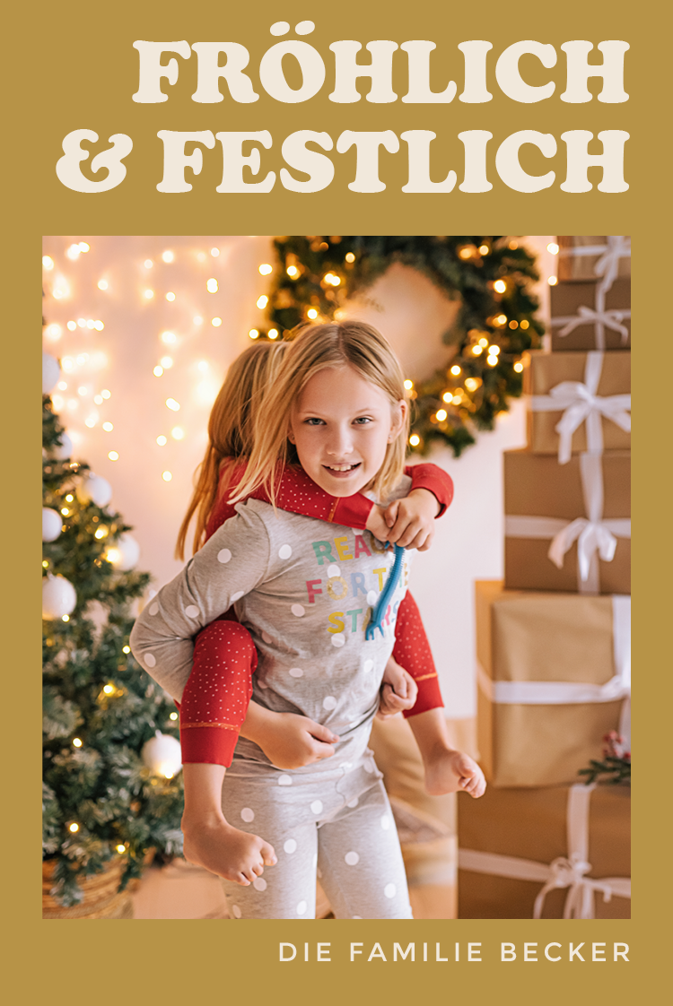 Fotokarten — Retro Weihnachten
