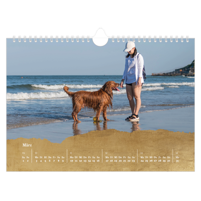 Fotokalender A4 — Classic Gold [Marsch]