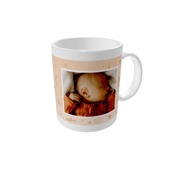 Tasse bedrucken — Sterne, Mond und Magie