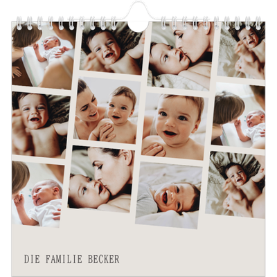 Jahreskalender Quadratisch — Momente in Bewegung [deckblatt]