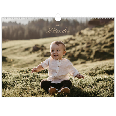 Fotokalender A3 — Eleganter Kalender [deckblatt]