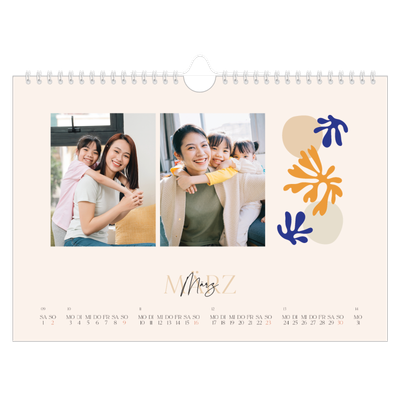 Fotokalender A4 — Verspielte Korallen [Marsch]