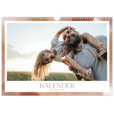Fotokalender A3 — Farbpinsel-Effekt [deckblatt]
