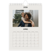 Fotokalender A5 — Schlicht in Creme [April]