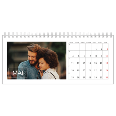 Tischkalender — Datumsfeld-Overlay [Mai]