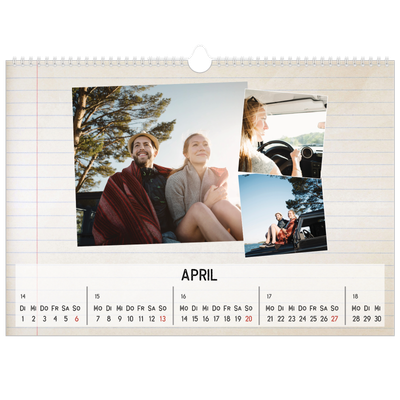 Fotokalender A3 — Parts unknown [April]