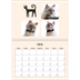 Fotokalender A4 doppelt (30 x 40 cm) — Katzen und Kritzeleien [Februar]
