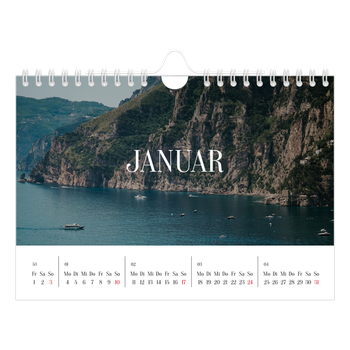 Fotokalender A5 — Endloses Entfliehen