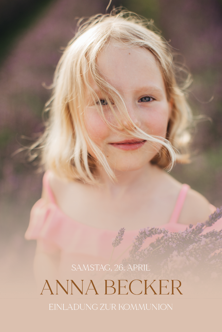 Einladungskarten — Elegantes Taupe