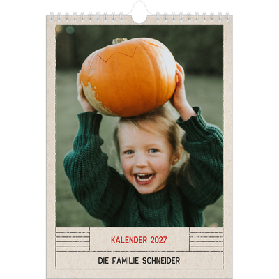 Fotokalender A4 (20 x 30 cm) — Stempeleffekt [deckblatt]