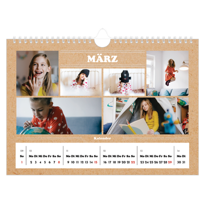Fotokalender A4 — Magazinstil [Marsch]
