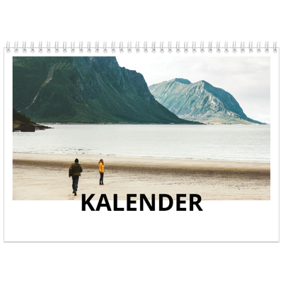Fotokalender A4 doppelt (30 x 40 cm) — Weißer Rahmen [deckblatt]