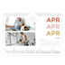 Fotokalender A5 — Bunte Schrift [April]