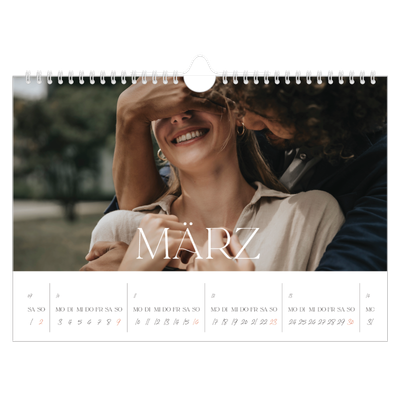 Fotokalender A4 — Überlebensgroß [Marsch]