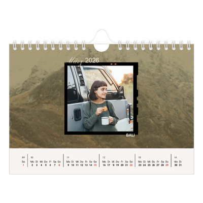 Fotokalender A5 — Wanderlust [Marsch]