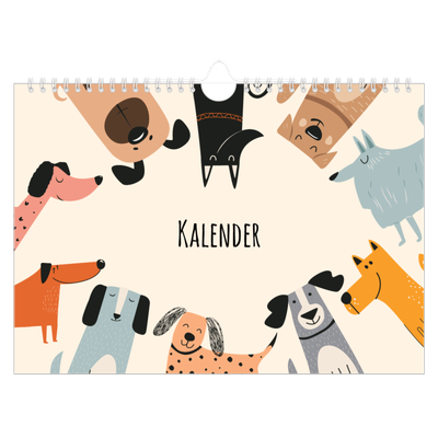 Fotokalender A4 — Hunde und Kritzeleien [deckblatt]