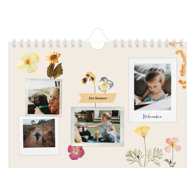 Fotokalender A5 — Vintage Scrapbook [deckblatt]