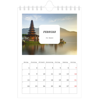 Fotokalender A5 — Die ganze Geschichte [Februar]
