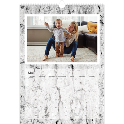 A3 Jahreskalender — Holzstrukturen [deckblatt]