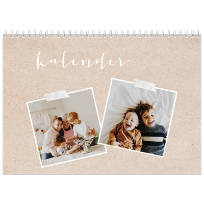Fotokalender A4 doppelt (30 x 40 cm) — Scrapbook Kalender [deckblatt]