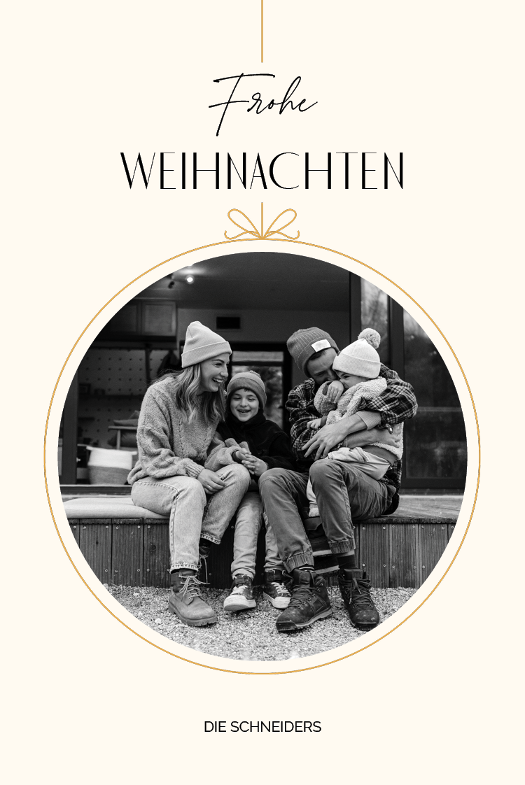 Fotokarten — Moderne monochrome Kugel