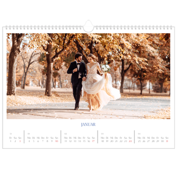 Fotokalender A3 — Kobalt Klassik