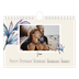 Fotokalender A5 — Gemalte Blumen [Januar]